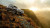 thumb-субару аутбек стоїть на склоні гори на фоні гори та захід сонця